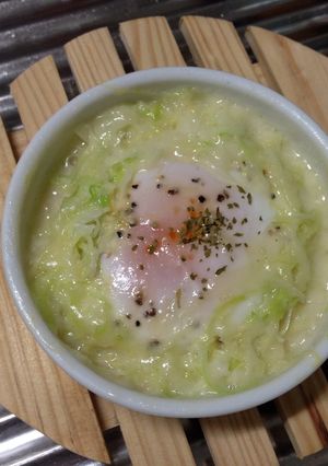 巣ごもり卵風☆ココットカマン-レシピのメイン写真