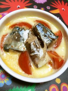 鯖とミニトマトでおしゃれ☆ココットカマン-レシピのメイン写真