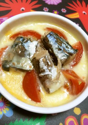 鯖とミニトマトでおしゃれ☆ココットカマン-レシピのメイン写真
