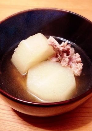 圧力鍋で5分♪大根と豚肉のスープ煮-レシピのメイン写真