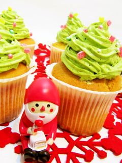 ☆Xmas☆HMで簡単に作るカップケーキ-レシピのメイン写真