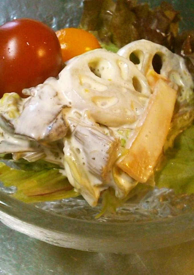 マヨサラダ　野菜の蒸し焼き保存を使って-レシピのメイン写真