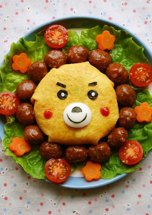 ライオンのオムライス♪-レシピのメイン写真