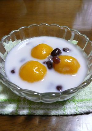ココナッツミルク白玉＊いとこ煮ver.-レシピのメイン写真
