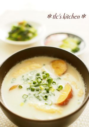 お気に入り♡さつまいもの生姜豆乳味噌汁-レシピのメイン写真