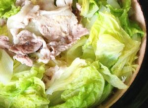 味付けなし超シンプル♪白菜豚肉しょうが鍋-レシピのメイン写真