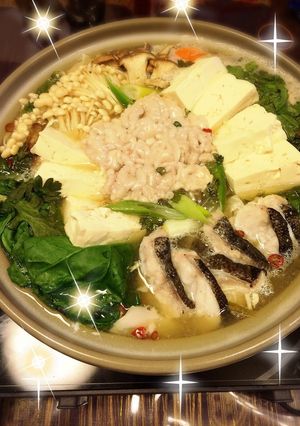 鱈丸々味噌仕立て鍋-レシピのメイン写真
