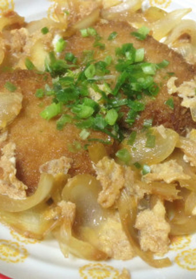 簡単リメイク★メンチカツのカツ丼風卵とじ-レシピのメイン写真
