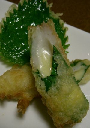 ちくわとチーズ、青しその天ぷら-レシピのメイン写真
