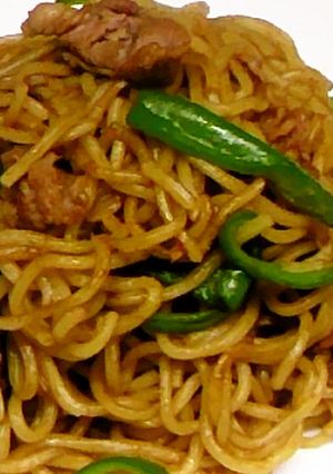 アレンジ焼きそば♪チンジャオロース風-レシピのメイン写真