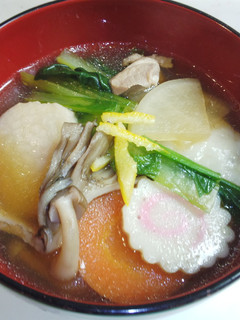 お雑煮 野菜色々お吸い物仕立て♬-レシピのメイン写真