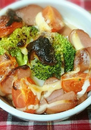 簡単!マヨと彩りお野菜のココットカマン-レシピのメイン写真