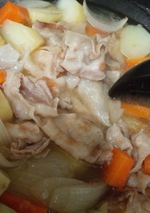 簡単さっぱりすっぱい♪梅×塩肉じゃが-レシピのメイン写真