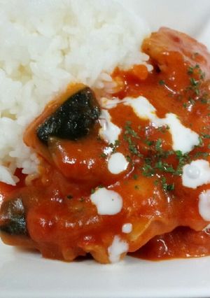 パーティーに！鶏肉と野菜のトマト煮♪-レシピのメイン写真
