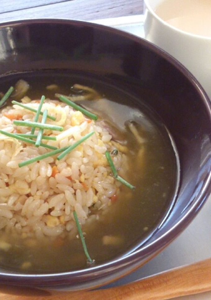 あったまる♪お茶と生姜のあんかけ五目炒飯-レシピのメイン写真