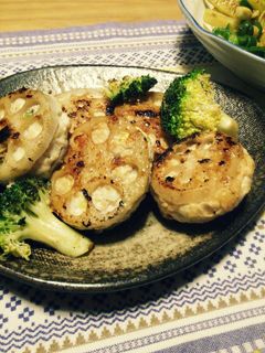 こんがりジューシー♪蓮根のはさみ焼き-レシピのメイン写真