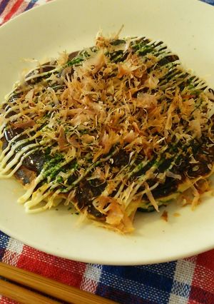 ランチに♪白和えリメイクお好み焼き-レシピのメイン写真
