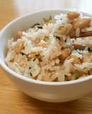 ツナと大豆と大根葉☆優しい味の混ぜご飯