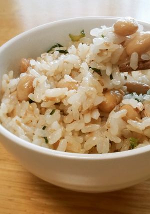 ツナと大豆と大根葉☆優しい味の混ぜご飯-レシピのメイン写真