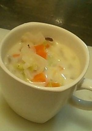 お夜食に♪ミルクスープ-レシピのメイン写真