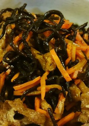 ひじきと油揚げの煮物-レシピのメイン写真