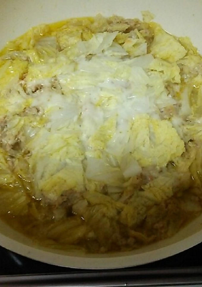 簡単！子供も大好き！白菜とひき肉の重ね煮-レシピのメイン写真