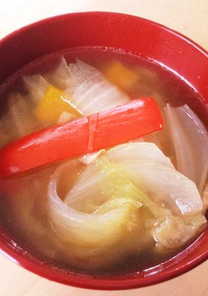何気ないお昼にほっこり白菜スープ-レシピのメイン写真
