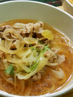 ねぎたっぷりのあったか肉うどん-レシピのメイン写真