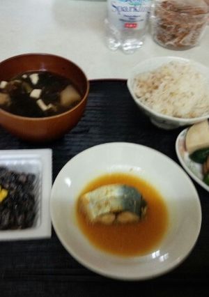 血管プラークダイエット食88（鯖味噌煮）-レシピのメイン写真