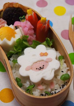 簡単！デコ弁【はんぺんで羊さん♪】-レシピのメイン写真