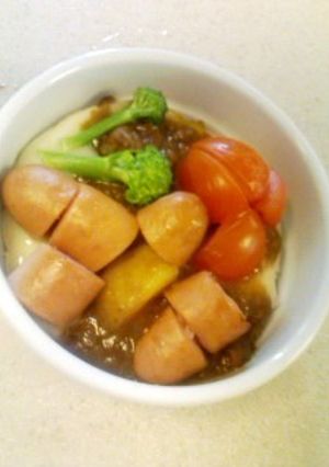 トマトとカレーのココットカマン-レシピのメイン写真
