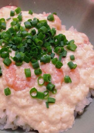 ふわふわ豆腐と海老のうま塩丼-レシピのメイン写真