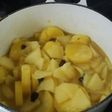 さつまいも・りんご・レーズンのジュース煮