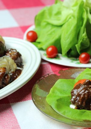 あったかビーフシチューのサラダ菜巻き-レシピのメイン写真