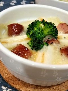 ウィンナーと長ネギのココットカマン-レシピのメイン写真