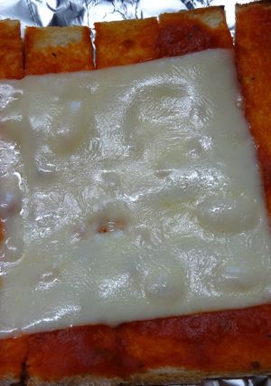 パンの耳でピザトースト-レシピのメイン写真