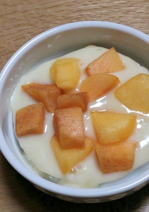 柿のココットカマン-レシピのメイン写真