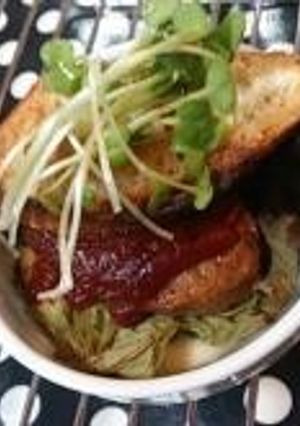 バーガー風ココットカマン-レシピのメイン写真