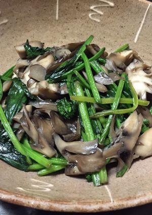 ほうれん草と舞茸バターソテー-レシピのメイン写真