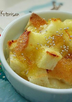 ♡ゆず茶とサイコロパンのココットカマン♡-レシピのメイン写真