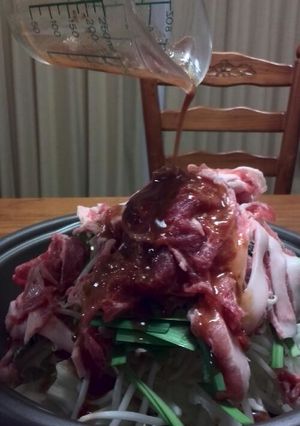 野菜たっぷり焼そば鍋～ぼるけーの-レシピのメイン写真
