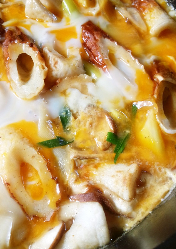 ちくわの卵とじ丼-レシピのメイン写真