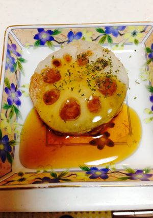 ブチオヤジの簡単☆レンコンのはさみ揚げ-レシピのメイン写真