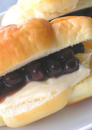 和♪あずきとバタークリームのサンド-レシピのメイン写真