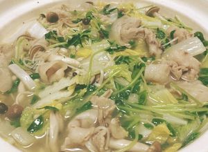豚バラ白菜deにんにく塩バター鍋-レシピのメイン写真