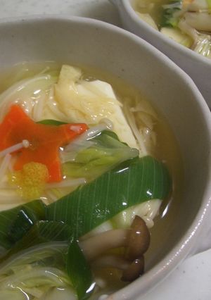 鍋の残り野菜であんかけ豆腐-レシピのメイン写真