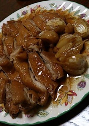 鳥もも肉とにんにくのフライパン煮-レシピのメイン写真