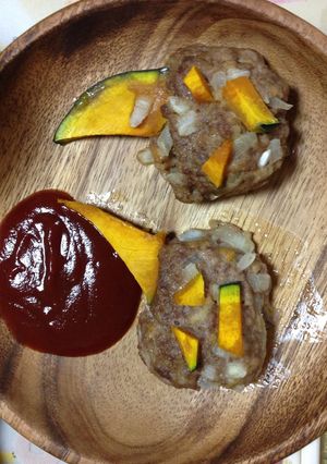 ハロウィンハンバーグ-レシピのメイン写真