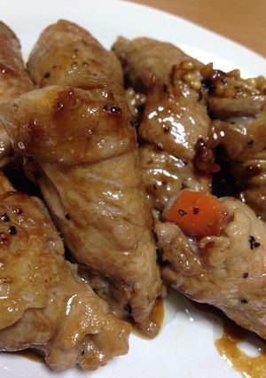 しゃぶ余りの肉巻き巻き-レシピのメイン写真