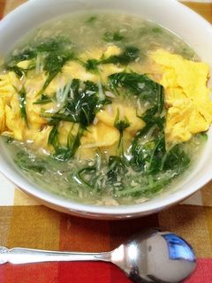 簡単♪水菜とツナのあんかけ和風オムライス-レシピのメイン写真